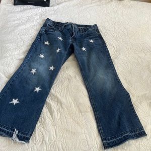 Free people cropped jeans